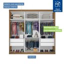 Ver imagem 4 de Guarda Roupa Casal 3 Portas 4 Gavetas de Correr Itália -Mt- Rei de Casa Freijó