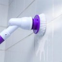 Ver imagem 5 de Escova Elétrica de Limpeza Spin Scrub ObaSpin Roxa Obabox + Kit com 6 escovas