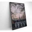 Ver mais imagens de Quadro Torre Eiffel Neblina 60x90 Cm Adesivo Fotográfico