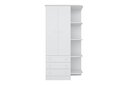 Ver imagem 2 de Quarto infantil Guarda Roupa, Cômoda Trocador e Berço Meu Soninho Branco – FdECOR