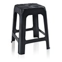 Ver imagem 1 de Banqueta Preta Adulto 45 Cm Plástica Arqplast