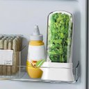 Ver imagem 5 de Dispenser Recipiente Conserva Ervas Frescas Armazenamento Geladeira Alecrim Salsa Aspargo Hortela Co