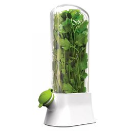 Dispenser Recipiente Conserva Ervas Frescas Armazenamento Geladeira Alecrim Salsa Aspargo Hortela Co - 2