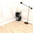 Ver imagem 2 de Mesa de Canto Preto Preta Mesinha Auxiliar de Sofa Sala Mesa Lateral Cama