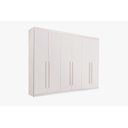 Ver imagem 1 de Guarda Roupa Gramado Casal com 6 Portas de Abrir 6 Gavetas 100% Mdf:neve
