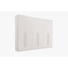 Guarda Roupa Gramado Casal com 6 Portas de Abrir 6 Gavetas 100% Mdf:neve - 1