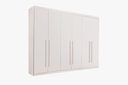 Ver imagem 1 de Guarda Roupa Gramado Casal com 6 Portas de Abrir 6 Gavetas 100% Mdf:neve