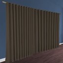 Ver imagem 1 de cortina quarto Janela 2,70 x 1,60 apartamento Milam marrom