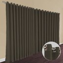 Ver imagem 2 de cortina quarto Janela 2,70 x 1,60 apartamento Milam marrom