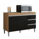 Ver imagem 2 de Balcão Cozinha com Tampo 120cm 3 Gavetas Leticia A01 - D’Rossi