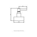 Ver imagem 2 de Acabamento para Registro - Base Docol (dn-32-40) - Preto Fosco - Color Mais Perflex