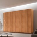 Ver imagem 1 de Guarda Roupa Casal Everest Mdf 10 Portas 8 Gavetas e 9 Prateleiras Moderna Mobília