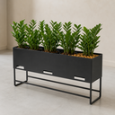Ver imagem 5 de Floreira Metálica Cachepot Jardineira Vaso Planta 40x80x19cm
