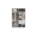 Ver imagem 4 de Guarda Roupa Closet Modulado Componível 4 Portas 158cm Linha Modulado Adapt N536 Kappesberg- Branco