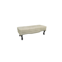 Ver imagem 1 de Recamier Calçadeira Decorativo Vicenza 1,40 Cm Veludo Bege - Montanaris Decor