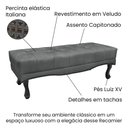 Ver imagem 4 de Kit Cabeceira e Calçadeira King 1,95m Cinza Grafite