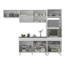 Ver imagem 4 de Armário De Cozinha Compacta 252cm Veneza Multimóveis Branco