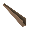 Ver imagem 1 de Kit 5 Barras Perfil de Acabamento Pvc para Painel Ripado 2m