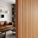 Ver imagem 2 de Kit 5 Barras Perfil de Acabamento Pvc para Painel Ripado 2m