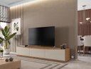 Ver imagem 3 de Rack para Tv Eros 1,80m Cedro/off White - Casa D
