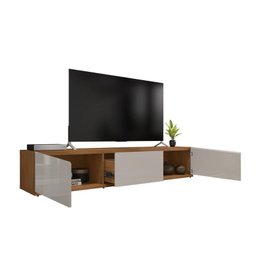 Rack para Tv Eros 1,80m Cedro/off White - Casa D - 2