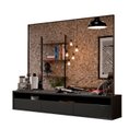 Ver imagem 3 de Bancada Suspensa para Salão de Beleza Cabeleireiro Balcão de Barbearia Suspensa Life 1.12 - Preto -