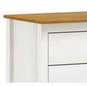 Ver imagem 7 de Guarda Roupa E Comoda Casal Madeira Maciça 9105x9108x9101 Topazio Branco Carvalho FNT