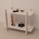 Ver mais imagens de Aparador Montare 2 Prateleiras 75cm de Comprimento Branco