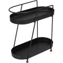 Ver imagem 1 de Suporte para Vaso de Metal Preto 36x35x17cm Decoração Casa