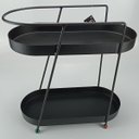 Ver imagem 4 de Suporte para Vaso de Metal Preto 36x35x17cm Decoração Casa