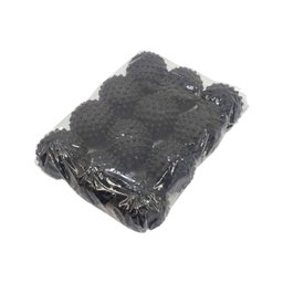 Kit 24 Bolinha Cravo Fisioterapia Anti Stress Mão Bola Pet Exercitadora - Preto - 4
