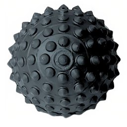 Kit 24 Bolinha Cravo Fisioterapia Anti Stress Mão Bola Pet Exercitadora - Preto - 2