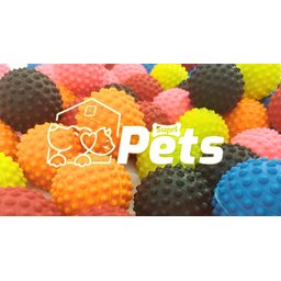 Kit 24 Bolinha Cravo Fisioterapia Anti Stress Mão Bola Pet Exercitadora - Preto - 6