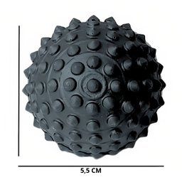 Kit 24 Bolinha Cravo Fisioterapia Anti Stress Mão Bola Pet Exercitadora - Preto - 3