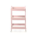 Ver imagem 2 de Carrinho Organizador Multiuso 3 Prateleiras Berlim - Rosa