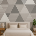 Ver imagem 1 de Papel de Parede - Geometria Cinzenta