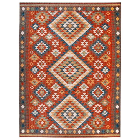 Tapete Sisal Aurora 06 Vermelho 2,00x2,50M - Edantex