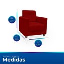Ver imagem 7 de Sofá + 1 Poltrona para Sala de Estar Moderno Confortável Veneza Suede