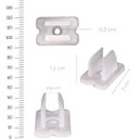 Ver imagem 2 de Kit 10 Presilha P/ Fixação Instalação Mangueira Led Neon 6mm 12v