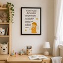 Ver imagem 1 de Quadro Decorativo Infantil Oração "Santo Anjo do Senhor ..."