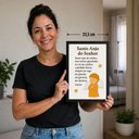 Ver imagem 3 de Quadro Decorativo Infantil Oração "Santo Anjo do Senhor ..."