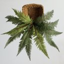 Ver mais imagens de Kit com 6 Buquês de Samambaia Artificial Decorativa Alta Durabilidade