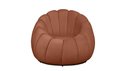 Ver imagem 1 de Poltrona Decorativa Concha Veludo Terracota - Montanaris Decor