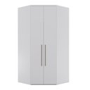 Ver imagem 1 de Guarda Roupa Casal Modulado 100% Mdf Canto Closet 2 Portas 3 Gavetas Branco - Evolution - Robel Móve