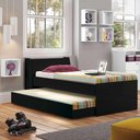 Ver imagem 3 de Cama Solteiro Bicama Ditália BB-28 Preto