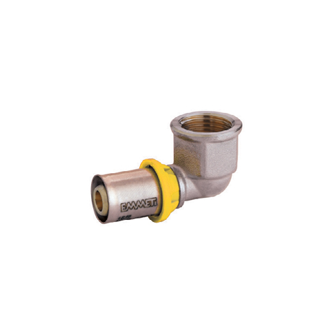 Cotovelo Pexgas 90º R Fêmea 20mm X 1/2" Emmeti