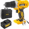 Parafusadeira 3/8 Pol + Bateria 18v + Carregador de Bateria 18v Vonder-bivolt - 2