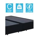 Ver imagem 5 de Cama Box Bipartido Casal + Colchão Portobel Verona D28 54x138x188