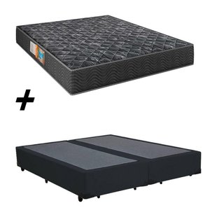 Cama Box Bipartido Casal + Colchão Portobel Verona D28 54x138x188