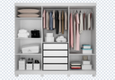 Ver imagem 3 de Guarda Roupa Madri 6 Portas 4 Gavetas com Pés e Espelho:Branco Acetinado